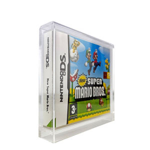 Boîtier de protection rigide en acrylique transparent pour console de jeu vidéo 3DS NDS Nintendo <span class=keywords><strong>PAL</strong></span>, avec protection UV et fermeture magnétique coulissante – <span class=keywords><strong>Prix</strong></span> usine - Product Image 2