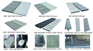 Moule à plancher en béton réutilisable VICTORY pour porcs avec filets en PP Modèle VIC-011 pour différentes étapes de la croissance des porcelets - Product Image 3