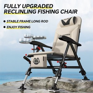 كرسي صيد محمول متعدد الوظائف قابل للطي من الفولاذ الكربوني مع قماش أكسفورد ومسند ظهر قابل للتعديل - Product Image 5