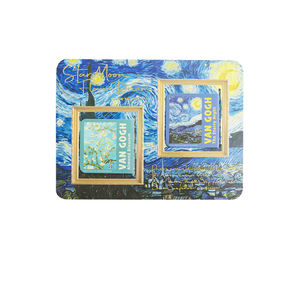 Signet magnétique Peinture mondialement connue Monet Van Gogh <span class=keywords><strong>Dossier</strong></span> de pages d'art antique pour lecteurs de livres Papeterie - Product Image 1