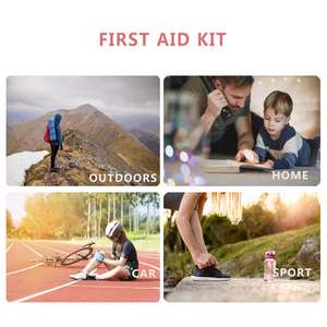 Kit de Supervivencia Rojo para Exteriores al Mejor Precio, Impermeable, Capacidad de 3L, Kit/Bolsa de Supervivencia de Emergencia Resistente para Viajes Familiares y Senderismo - Product Image 6