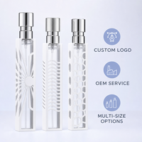 Flacon de parfum vide personnalisé 35 ml rechargeable avec pulvérisateur stylo et capuchon doré, atomiseur de voyage portable, boîte de présentation Kraft en gros