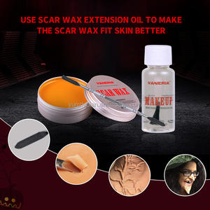 Kit de <span class=keywords><strong>maquillage</strong></span> professionnel pour effets spéciaux d'<span class=keywords><strong>Halloween</strong></span> en gros : cire à cicatrices et latex liquide pour scène, cinéma et <span class=keywords><strong>maquillage</strong></span> de zombie - Product Image 3