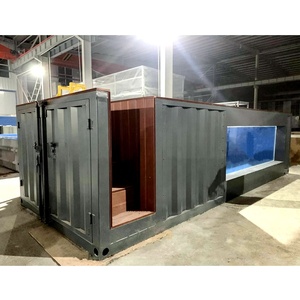 Piscine de conteneur d'expédition piscine de 40 pieds avec mur de verre - Product Image 4