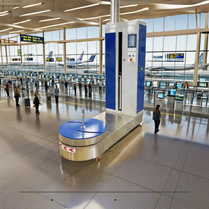 Meilleur prix pour la valise à bagages d'aéroport/nouvelle <span class=keywords><strong>machine</strong></span> d'emballage de valise d'aéroport d'hôtel de conception - Product Image 3