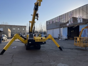 Gru Idraulica Mini Cingolata Telecomandata <span class=keywords><strong>da</strong></span> 3 Tonnellate, Gru a Ragno Mobile con Cestello per Sollevamento Persone, Ideale per Spazi Ristretti - Product Image 5