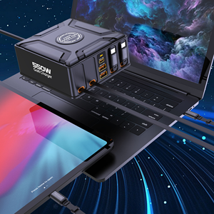 550W ganiii แท่นชาร์จแบบเร็วสำหรับตั้งโต๊ะ, PD3.1อะแดปเตอร์สาย USB-C แล็ปท็อปแบบยืดหดได้สำหรับ MacBook pro/ipad/<span class=keywords><strong>iphone</strong></span> - Product Image 6