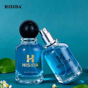 Bouteille de parfum vide en verre transparent de 30ml 50ml 100ml bouteille de parfum ronde avec boîte d'emballage vente en gros - Product Image 3