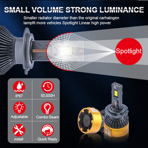 Công suất cao tự động hệ thống chiếu sáng 130W Xe <span class=keywords><strong>LED</strong></span> Đèn pha Bóng đèn cao thấp chùm xe <span class=keywords><strong>LED</strong></span> Ánh Sáng Đèn Pha <span class=keywords><strong>Led</strong></span> Đèn Pha - Product Image 6