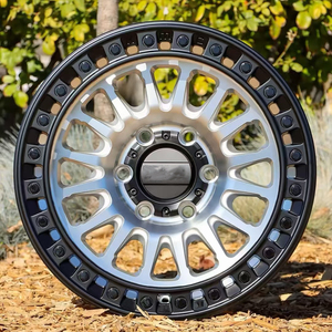 عجلات مخصصة عميقة التقعر بتصميم بيدلوك 6x135 6x139.7 5x135 مصنوعة بالحدادة PCD8x6.5 5x5 مقاس <span class=keywords><strong>16</strong></span> و17 و18 بوصة لسيارات رانجلر وبرادو ورابتور وفورد للطرق الوعرة - Product Image 2