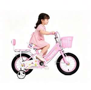 <span class=keywords><strong>Bicicleta</strong></span> infantil Flower Princess, <span class=keywords><strong>bicicleta</strong></span> ligera para niña pequeña con ruedas auxiliares y asiento trasero - Product Image 1