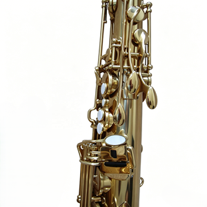 Saxophone ténor professionnel en cuivre phosphoreux avec clés laquées or - Product Image 2