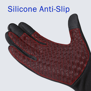 Guantes Cálidos de Invierno con Función de Pantalla Táctil, Resistentes al Viento y para Esquí en la Nieve y Ciclismo, Material de PU para Mujeres y Hombres - Product Image 2
