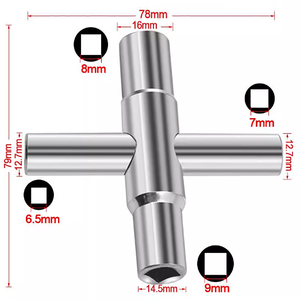 ประแจวัดแรงบิดแบบหัวสี่เหลี่ยมสีเงินประแจอเนกประสงค์ทำมือก๊อกน้ำแบบใช้ในครัวเรือนประแจวัดด้วยมือ - Product Image 5