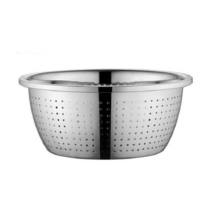 Tazones para mezclar de acero inoxidable 304 de 20cm, 22cm, 24cm, 26cm, 28cm, 30cm, 32cm, aptos para lavavajillas, para ensaladas, sopas, amasar, batir huevos - Product Image 3