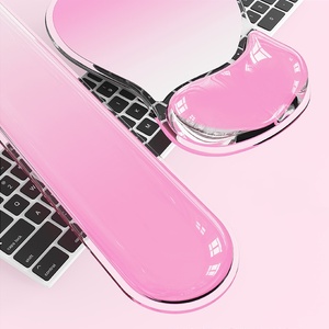 Custom Clear Silicone Gel Keyboard Wrist Rest Mouse Pad Mouse Wrist Support Ergonomic Wrist Rest for <b>Computer</b> Keyboard and Mouse - Product Image 6
