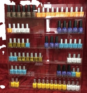 Exhibidor de Esmalte de Uñas de Acrílico Transparente para 90 Botellas, Montado en Pared, Nuevo Modelo 2026 - Product Image 2