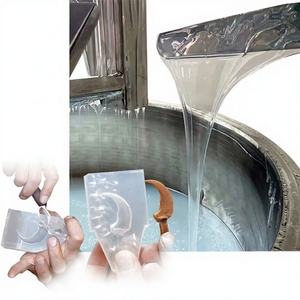 Прозрачный жидкий силиконовый каучук Easy Mold (Платиновая отверждаемая смола) для изготовления форм для рукоделия, форм для литья из смолы и мастер-форм для ювелирных изделий - Product Image 1