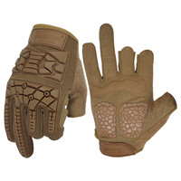 Seibertron T.T.F.I.G 2.0 Gants de protection tactique en caoutchouc pour hommes pour combat, randonnée et moto