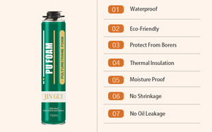 JINGUI High Quality <strong>PU</strong> <strong>Foam</strong> Spray <strong>Foam</strong> Insulation Expanding Polyurethane <strong>PU</strong> <strong>Foam</strong> - Product Image 5