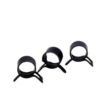 Colliers de serrage industriels en acier 65Mn avec clip à ressort simple 40 mm pour fixation de tuyaux automobiles et de tracteurs