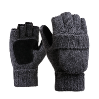 Vente en gros de gants d'hiver en laine tricotés à écran tactile épais et chauds de dernière génération pour hommes et femmes, couleurs personnalisées