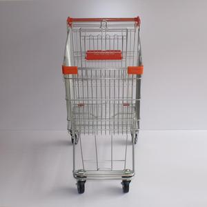 รถเข็นซุปเปอร์มาร์เก็ตเหล็กกล้าคาร์บอนคุณภาพสูง Q195 แบบสี่ล้อ - Product Image 2