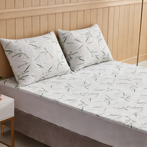 Custom <strong>Protector</strong> De Colchon Washable Noiseless Anti slip Towel Water Proof Waterproof Bed Mattress Cover <strong>Protector</strong> - Product Image 5