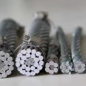 Câble en aluminium nu pour ligne de transmission aérienne 795 mcm Conducteur ACSR Haute tension Utilisation industrielle informatique - Product Image 6