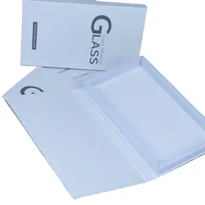 Werks einzelhandel Glas-Buchbox Handy-Film-Verpackung Papierbox Handy gehärtete Folie