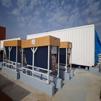 ZTMM Conteneur de Plateforme Métallique Robuste et Robuste de 40 pieds pour Centre de Données, avec Base et Matériel de Fixation, pour l'Entretien Professionnel