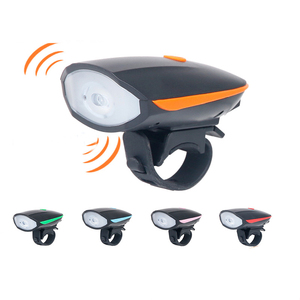 RTS AT扬声器钟形灯USB发光二极管可充电自行车前照灯自行车配件 - Product Image 1