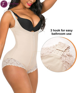 Fajas Colombianas Reductoras y Moldeadoras para Mujer, Body Shaper Control de Abdomen con Cremallera y Encaje Levantacola - Product Image 4