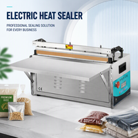 Machine de scellage thermique électrique automatique Xicang XC-600 en acier inoxydable, scelleuse à bande continue, usage commercial et domestique, pour aliments et produits chimiques
