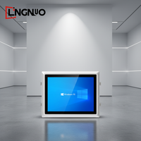 LinNuo LPC-FR121 Serie Panel PC Industrial de 12.1 Pulgadas Intel Core I3/i5/i7 Diseño sin Ventilador 256GB Aluminio Compatible con Stock
