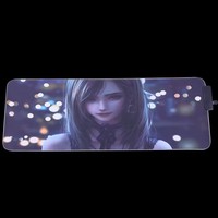Tapis de Souris Gaming Anime LED RGB Grand Format Personnalisable en Caoutchouc Naturel Carré 15W Résolution Multicolore en Gros en Stock