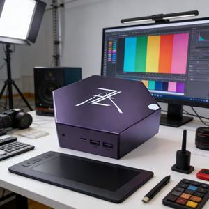 Mini PC Anbi Sunshine violet 32 Go + 1 To, Prévisualisation 4K pour Studio Photo et Retouche de <span class=keywords><strong>Photos</strong></span> Clients, Ajustement <span class=keywords><strong>des</strong></span> Couleurs <span class=keywords><strong>des</strong></span> Images - Product Image 2
