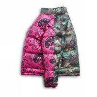 2023 Offres Spéciales 90 blanc duvet de canard col montant hommes veste noir Graffiti imprimé Camouflage Clash hommes vers le bas manteau