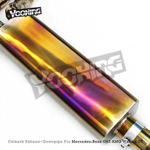 Индивидуальная выхлопная система Valvetronic для Mercedes-Benz G63 AMG W464 4,0 T 2019-2024 SUS304, Титановый Глушитель Catback - Product Image 3