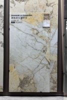 Mur de fond de télévision personnalisé en dalle de pierre frittée 750x1500mm, étanche et durable, pour usage extérieur et intérieur, idéal pour les salons de luxe