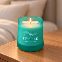 Bougies parfumées pour la maison en gros et bougies de luxe en verre Velas, bougies parfumées en cire de soja pour la maison
