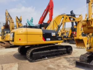 Excavadora Cat 325D de alta calidad, 25 toneladas, tamaño mediano usado, Caterpillar, excavadora CAT 325D de segunda mano a la venta - Product Image 3