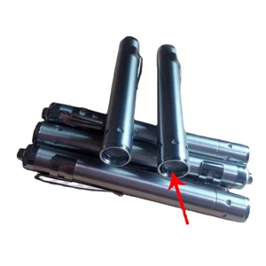 Stainless steel mini LED outdoor flashlight with pen clip, <b>small</b> flashlight for nighttime outdoor <b>lighting</b> and emergency - Product Image 3