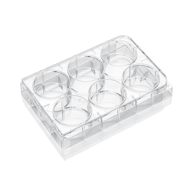 6-Well Sterile Cell Culture Plate TC-Treated Cell Culture Plate  Paper/Plastic Wrap  for Lab Use