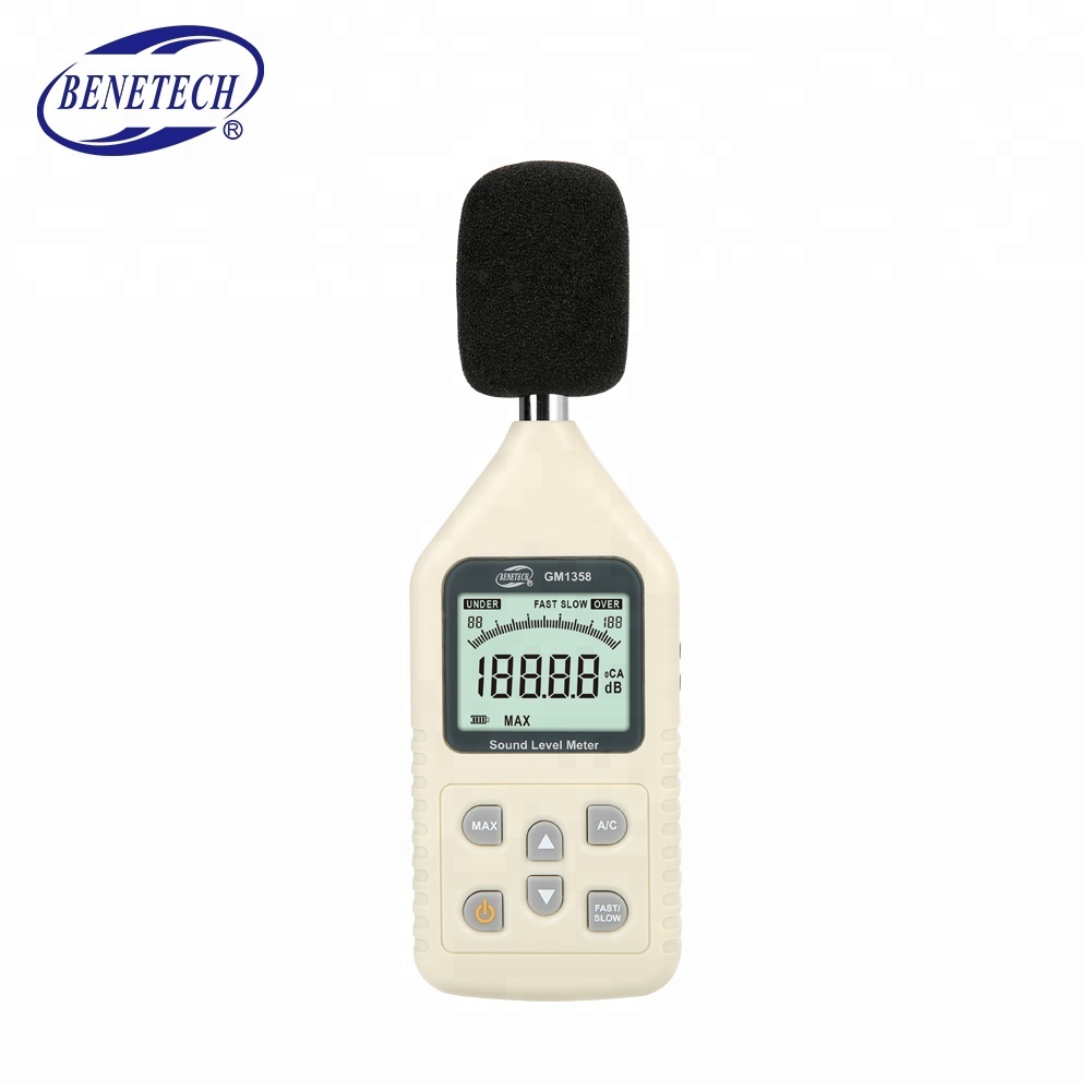 Haute Qualité sonomètre 30 à 130dBA/35 à 130dBC sonomètre de classe 1