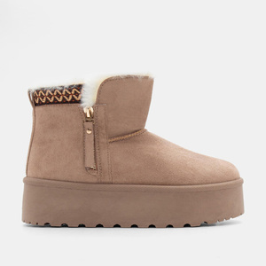 Bottes <span class=keywords><strong>de</strong></span> neige classiques YL-26271 pour femmes, mini-plateformes, pour la mode en plein air, tendances féminines, ODM/OEM - Product Image 4