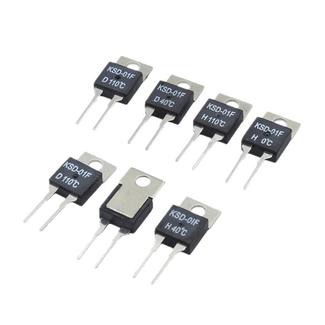 40 50 60 70 80 90 100 DegC NC Normally Closed NO Normally Open 1.5A Thermal Switch Temperature Sensor Thermostat KSD-01F JUC-31F