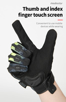 Guantes de dedo completo para pantalla táctil Unisex Protección de nudillos de dedo completo Antideslizante Off Road Dirtbike guantes de carreras