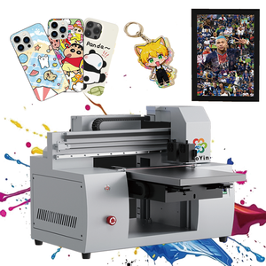 طابعة نافثة للحبر أوتوماتيكية بالكامل من نوع A3 من دويين لطباعة الملصقات المخصصة على الأكريليك والخشب والمعدن والجلد والبلاستيك/البي في سي - Product Image 3