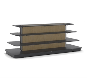 Đen Heavy Duty OEM siêu thị kim loại Gondola kệ cửa hàng hiển thị Kệ Gondola hiển thị - Product Image 6